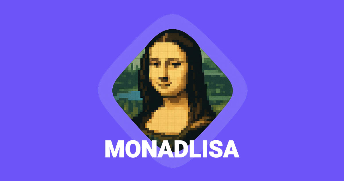 Monad Lisa - Pixel Art - Farcaster Mini Apps